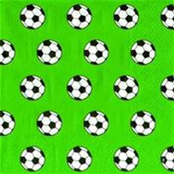 Hovedbilde Servietter Ihr Fotball Lime 16-pk