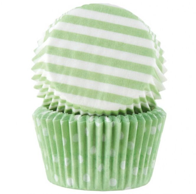 Hovedbilde Cupcakeformer L Lys Grønn 50-pk