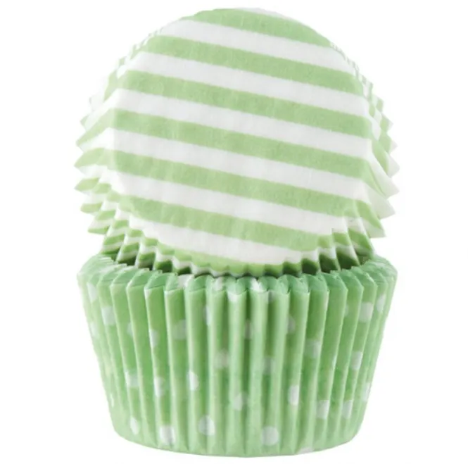 Hovedbilde Cupcakeformer L Lys Grønn 50-pk
