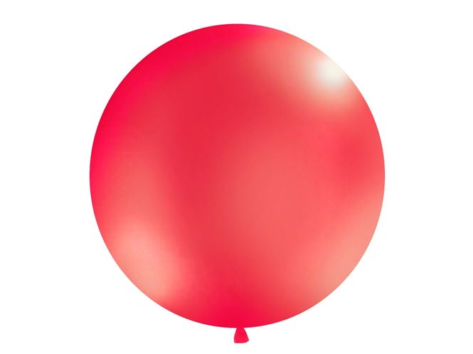 Hovedbilde Gigant Ballonger Metallic Rød 100cm
