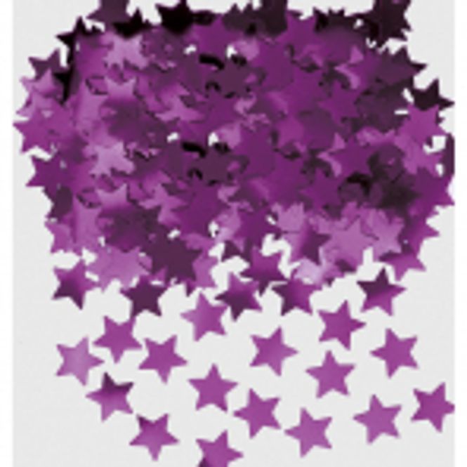Hovedbilde Confetti Stjerner Lilla 14g