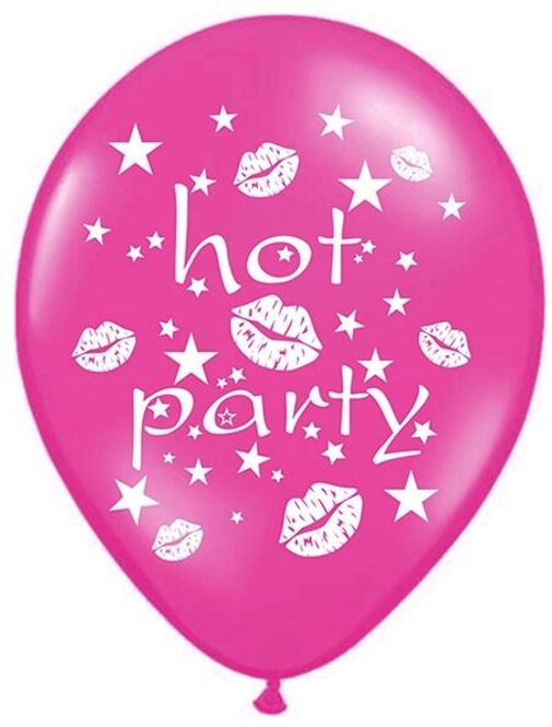 Hovedbilde Ballonger Hot Party Pink