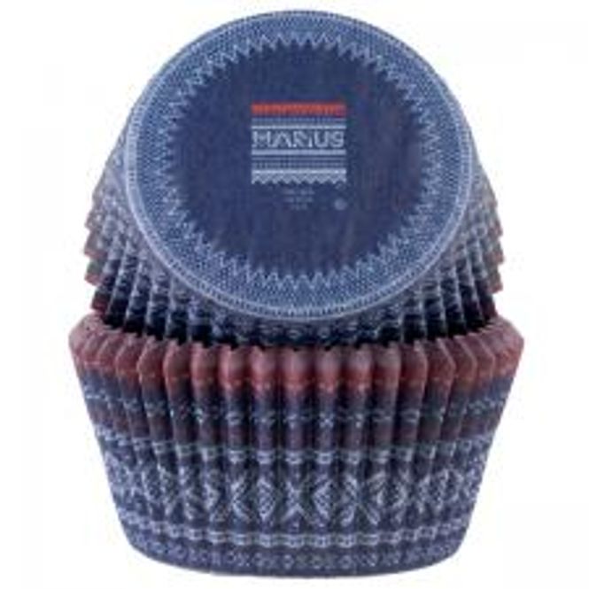 Hovedbilde Cupcakeformer Marius Blå 50-pk