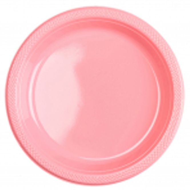 Hovedbilde Plasttallerken Rosa 10pk 23cm