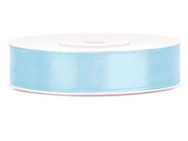 Hovedbilde Satengbånd Lyseblå 1,2cm 25m
