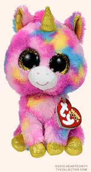 Hovedbilde TY bamse Beanie Boos Fantasia Enhjørning Liten