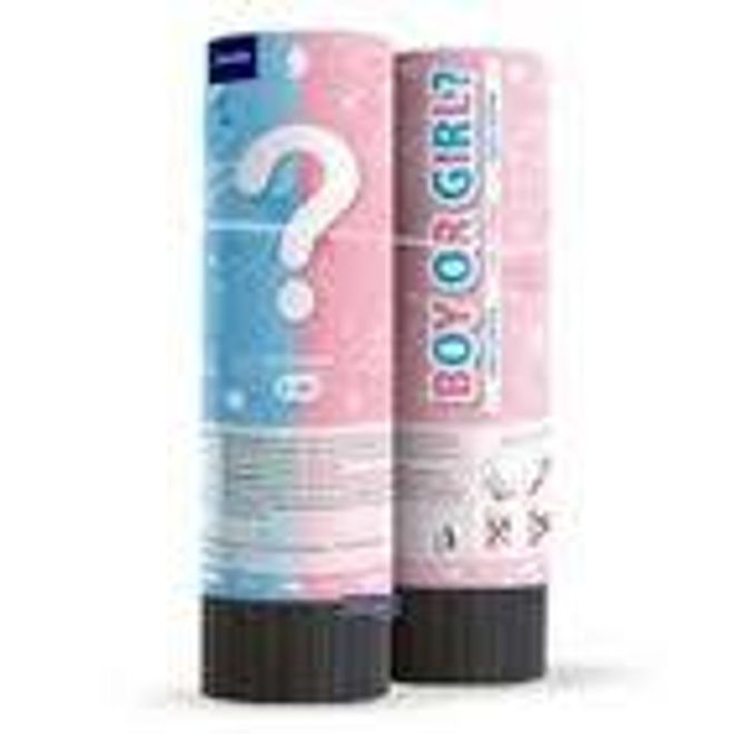 Hovedbilde Partypopper Gender Reveal 1stk - gutt