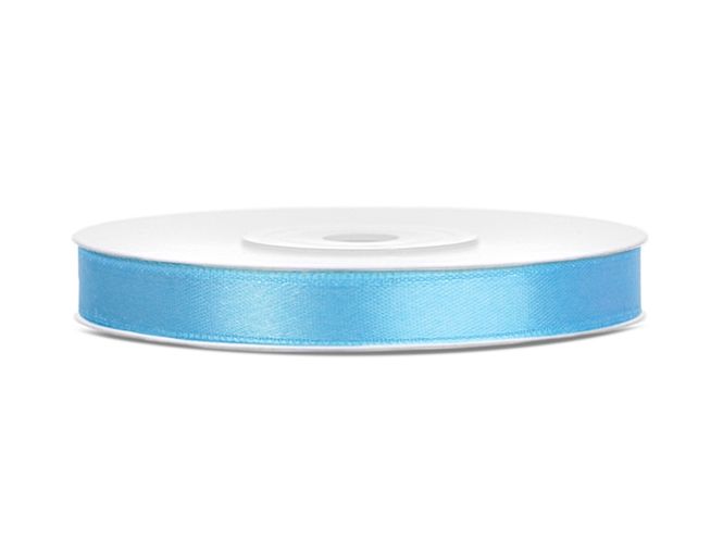 Hovedbilde Satengbånd Lys Blå 0,6cm 25m