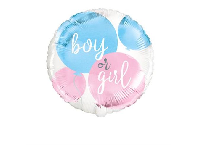 Hovedbilde Gender Reveal - 1 Folieballong - 46cm