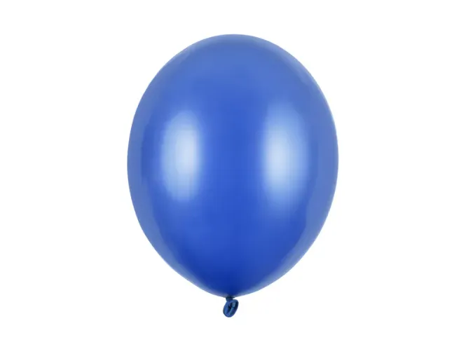 Hovedbilde Ballonger E Metallic blå 10-pk 30cm
