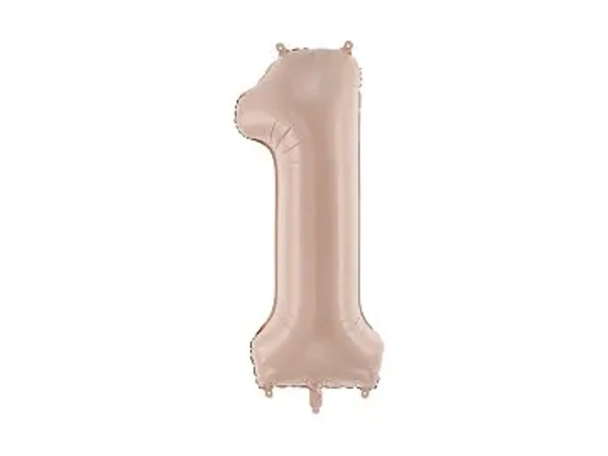 Folieballong tall beige 72cm