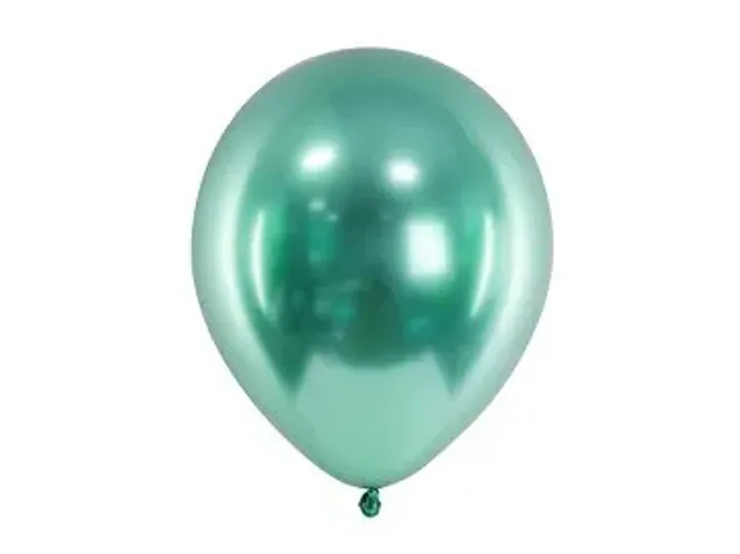 Hovedbilde Ballonger E Blank flaske grønn 12cm 10-pk
