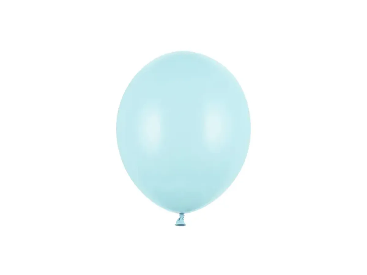 Ballonger E Lys Blå pastell 12cm 10-pk 