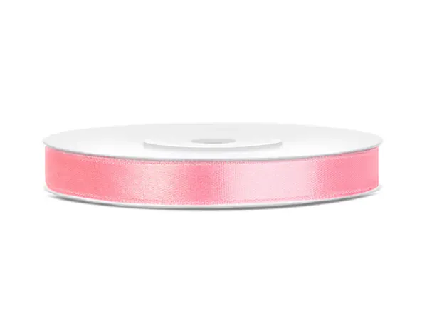 Hovedbilde Satengbånd Rosa 0,6cm 25m