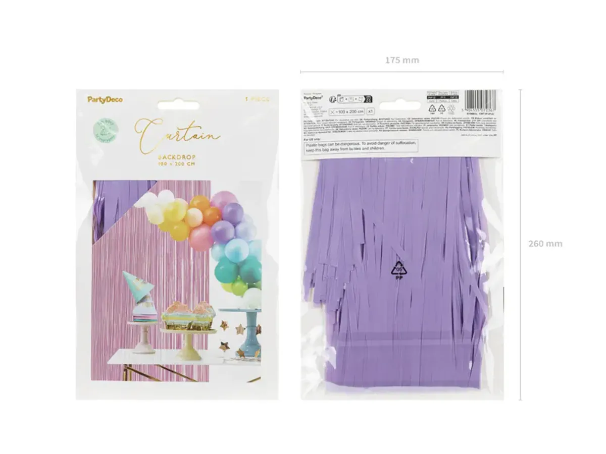 Party curtain lyselilla 100x200
